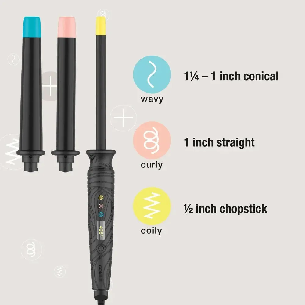 Conair The Curl Collective Ceramic Curling Iron - Black