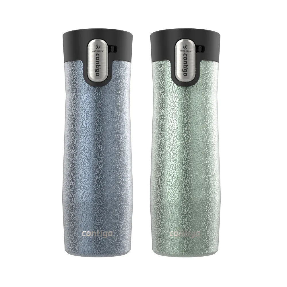 Contigo 20 oz. West Loop 3.0 Autoseal Stainless Steel Travel Mug 2-Pack