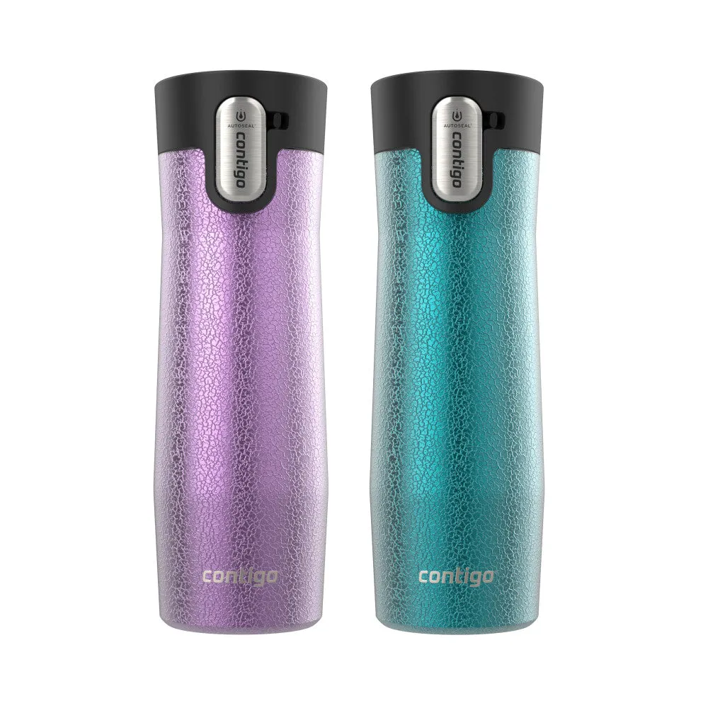 Contigo 20 oz. West Loop 3.0 Autoseal Stainless Steel Travel Mug 2-Pack