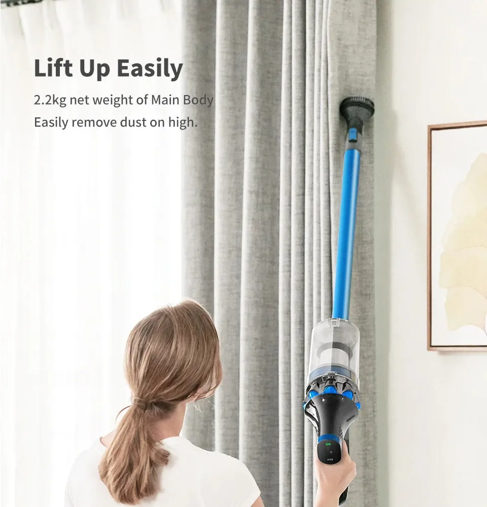 Cordless Vacuum Cleaner, 23000Pa Powerful Suction, LED Touch Screen, Best Wireless Handheld Vacuum for home