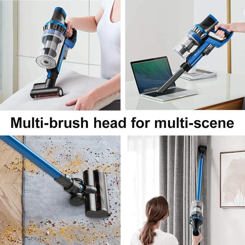 Cordless Vacuum Cleaner, 23000Pa Powerful Suction, LED Touch Screen, Best Wireless Handheld Vacuum for home