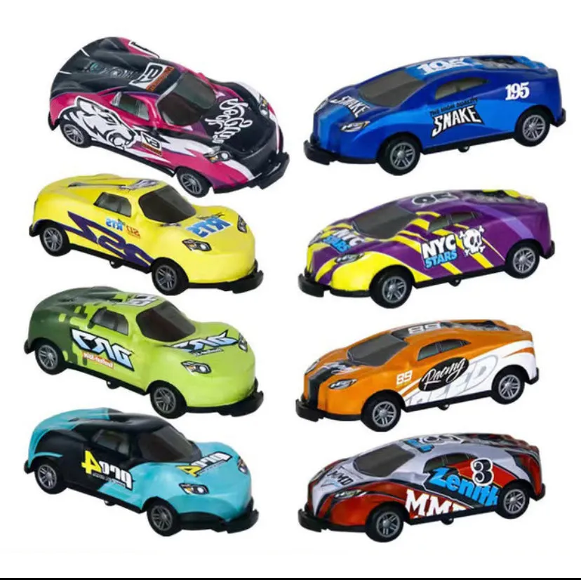 Crash Racing car 1 packet of four cars - Jumping Alloy Stunt Car - Pull Back Vehicle 1 Pack 4 cars (BIS CERTIFIED)