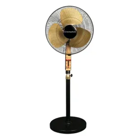 Crompton SDX Black Gold Pedestal Fan 400mm