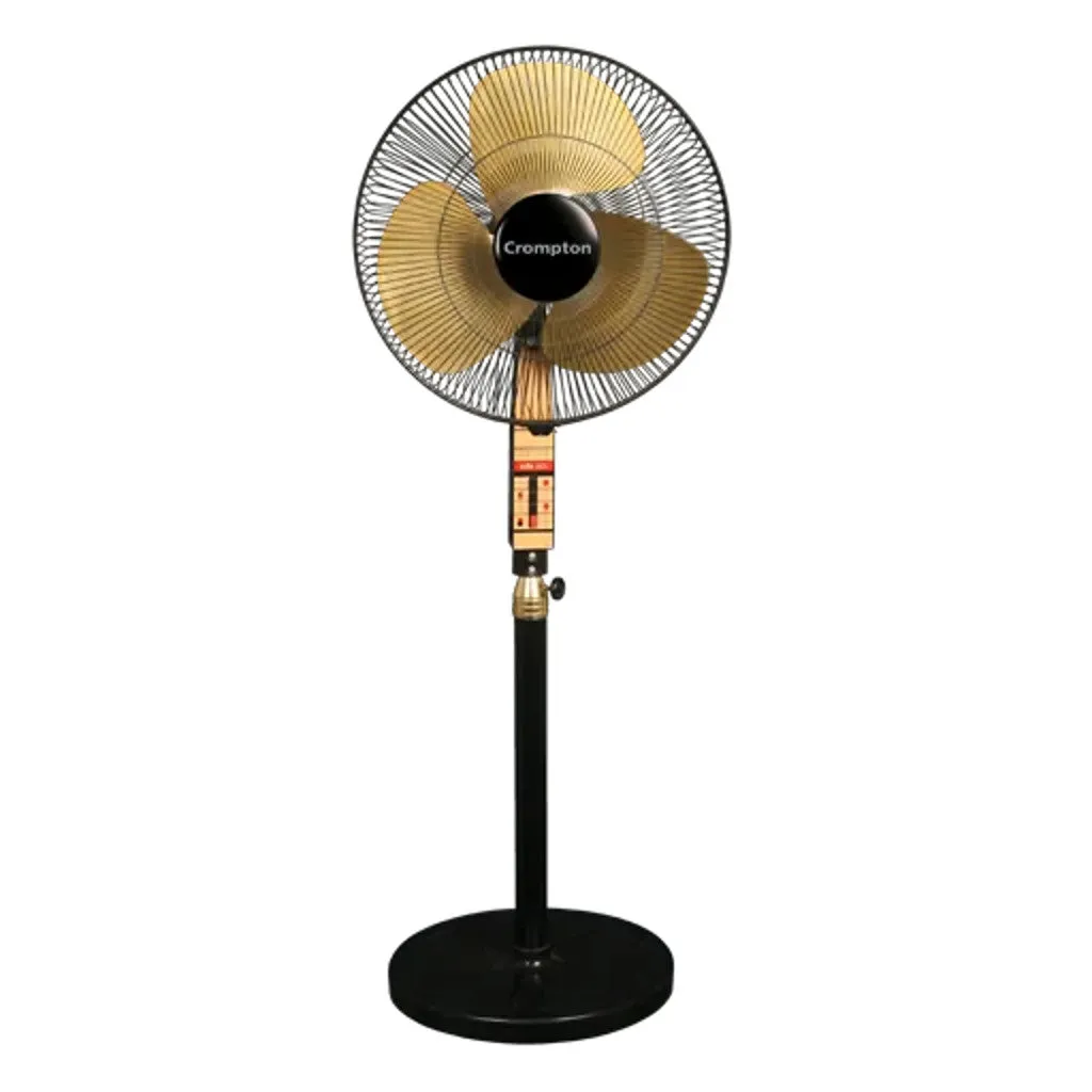 Crompton SDX Black Gold Pedestal Fan 400mm