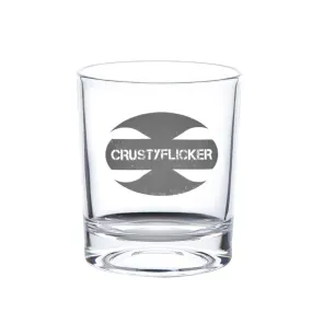 CRUSTYFLICKER Dogtag - 8oz / 11oz Wine Glass Beer Glass