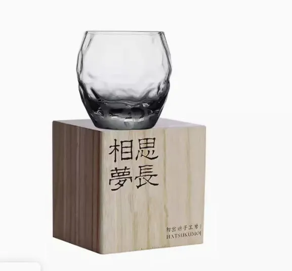 Crystal Hand Carved Glass Whisky Glass