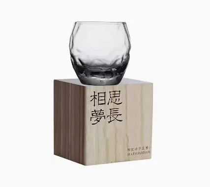 Crystal Hand Carved Glass Whisky Glass