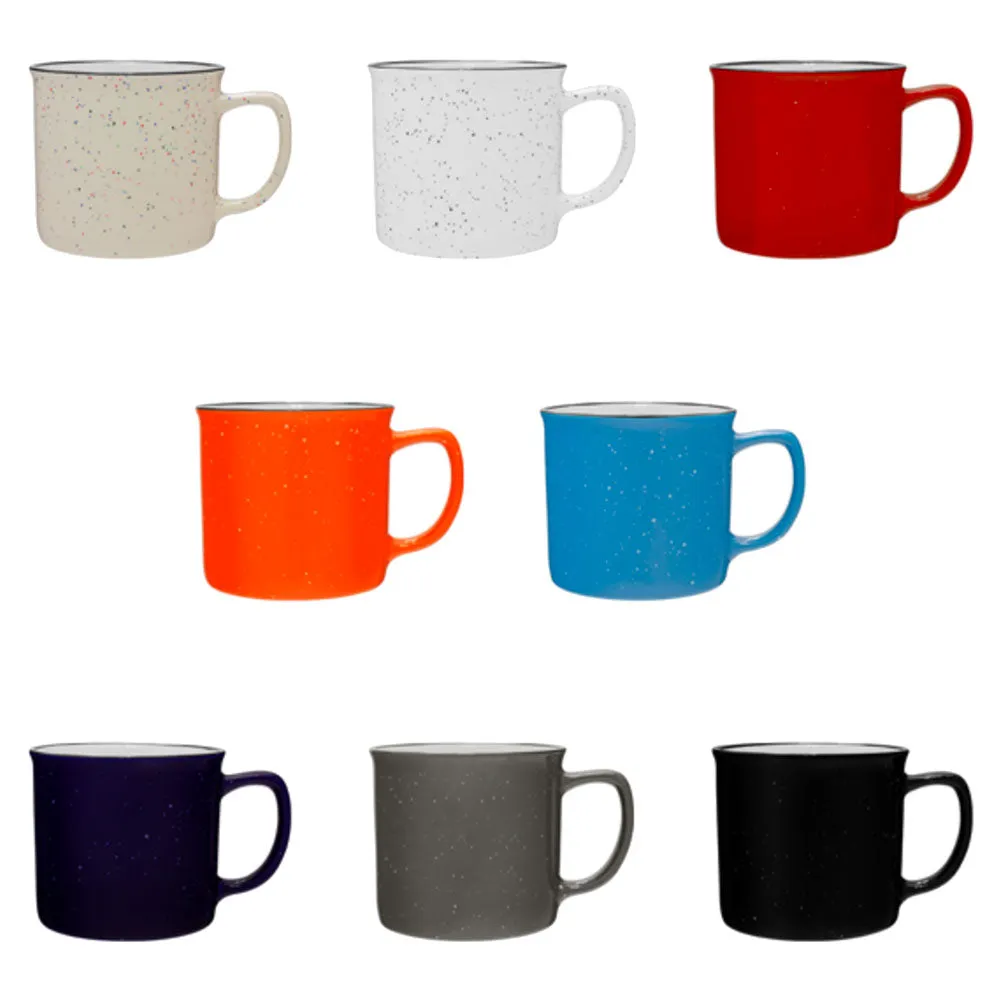 Customizable 12 oz Speckled Mug