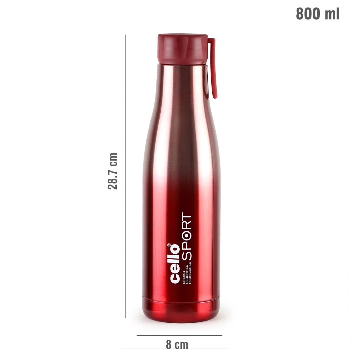 Dazzle Flask, Vacusteel Water Bottle, 800ml