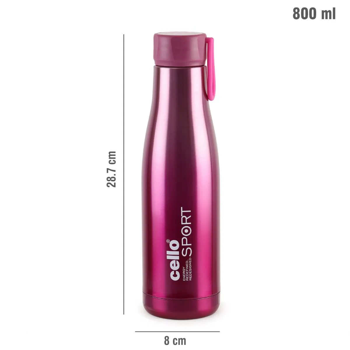 Dazzle Flask, Vacusteel Water Bottle, 800ml