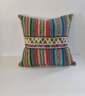 Decorative Peruvian Manta Pillow