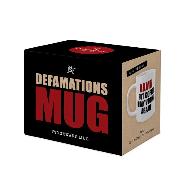 Defamations Mug - Damn I Put Coffee in my Vodka