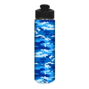 Designer Stainless Steel Sipper Bottle -  Blue Army Design