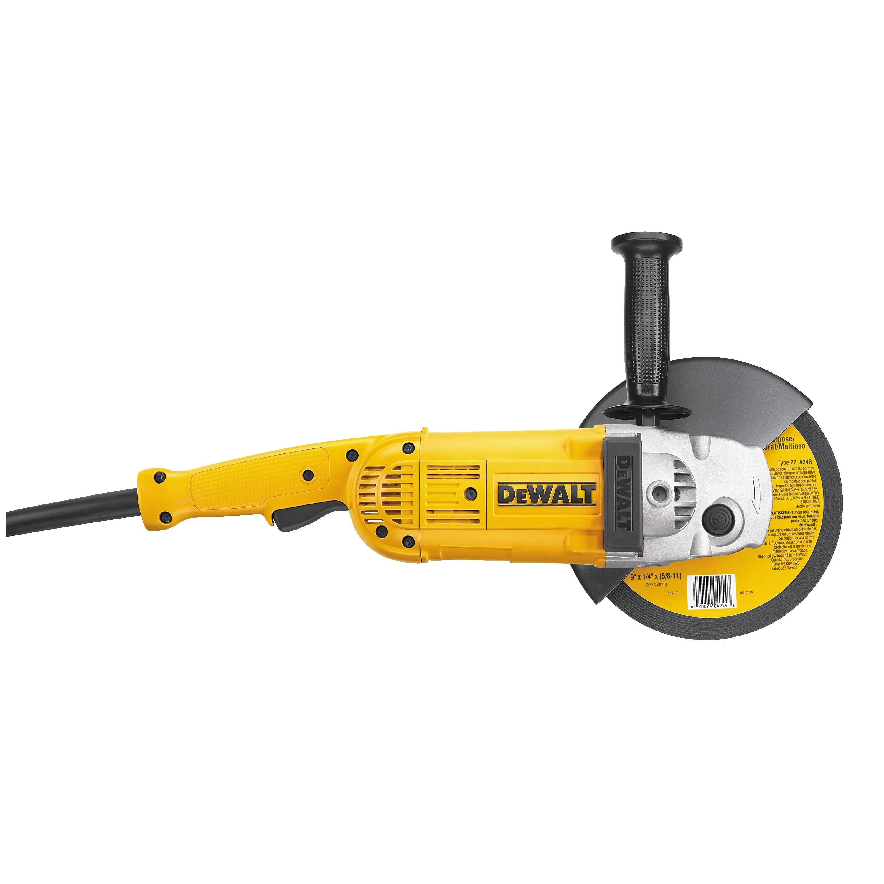 DeWalt 6,000 RPM 5.3 HP 7" / 9" Angle Grinder - D28499X