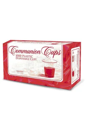 Disposable Clear Communion Cup - 1000 per box - RW 77