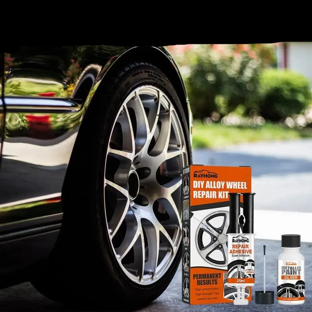 DIY Alloy Wheel Repair Kit - Rim Scrapes Scratches Remover