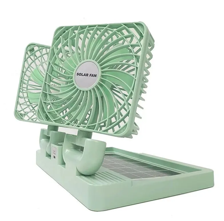 Double Desktop Rotatable Solar Fan Fa-Sd-999