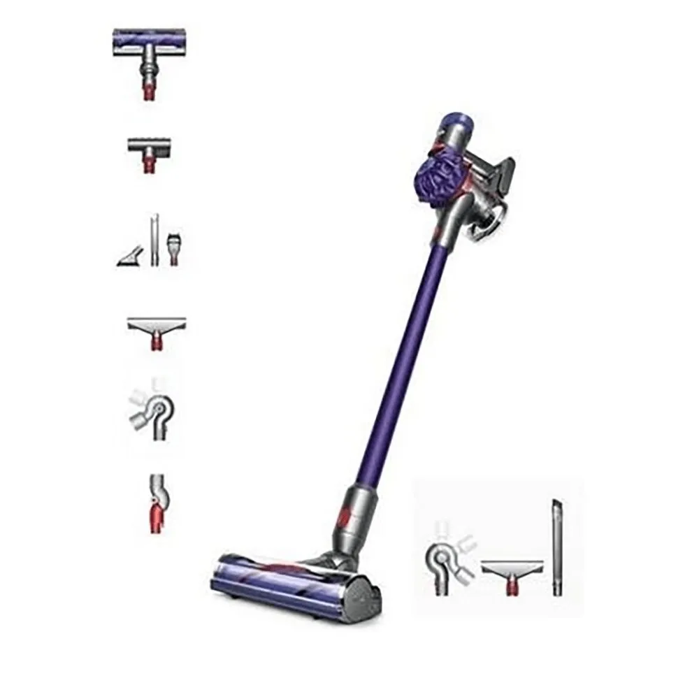 Dyson V7ANIMAL 0.54 Litre Cordless Vacuum Cleaner, 25cm Wide - 30 Minute Run Time with Complete Cleaning Kit