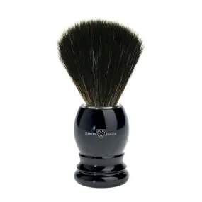 Edwin Jagger - 21P26 Imitation Ebony Black Synthetic Shaving Brush, Medium