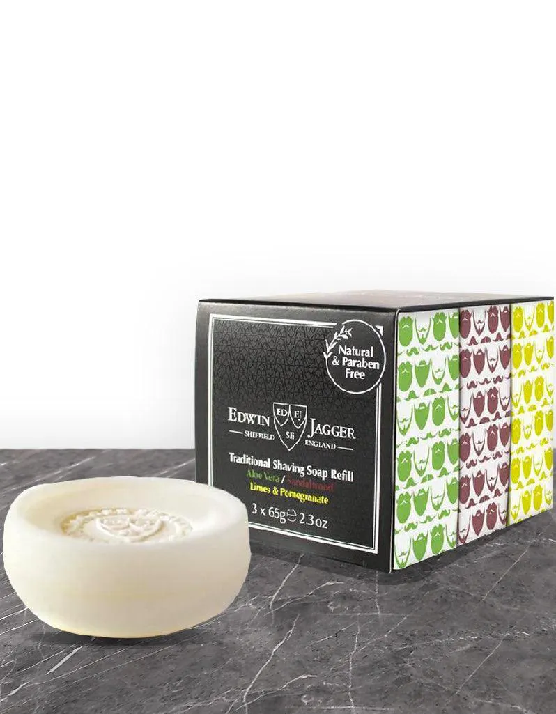 Edwin Jagger - Shaving Soap Triple Sample Pack