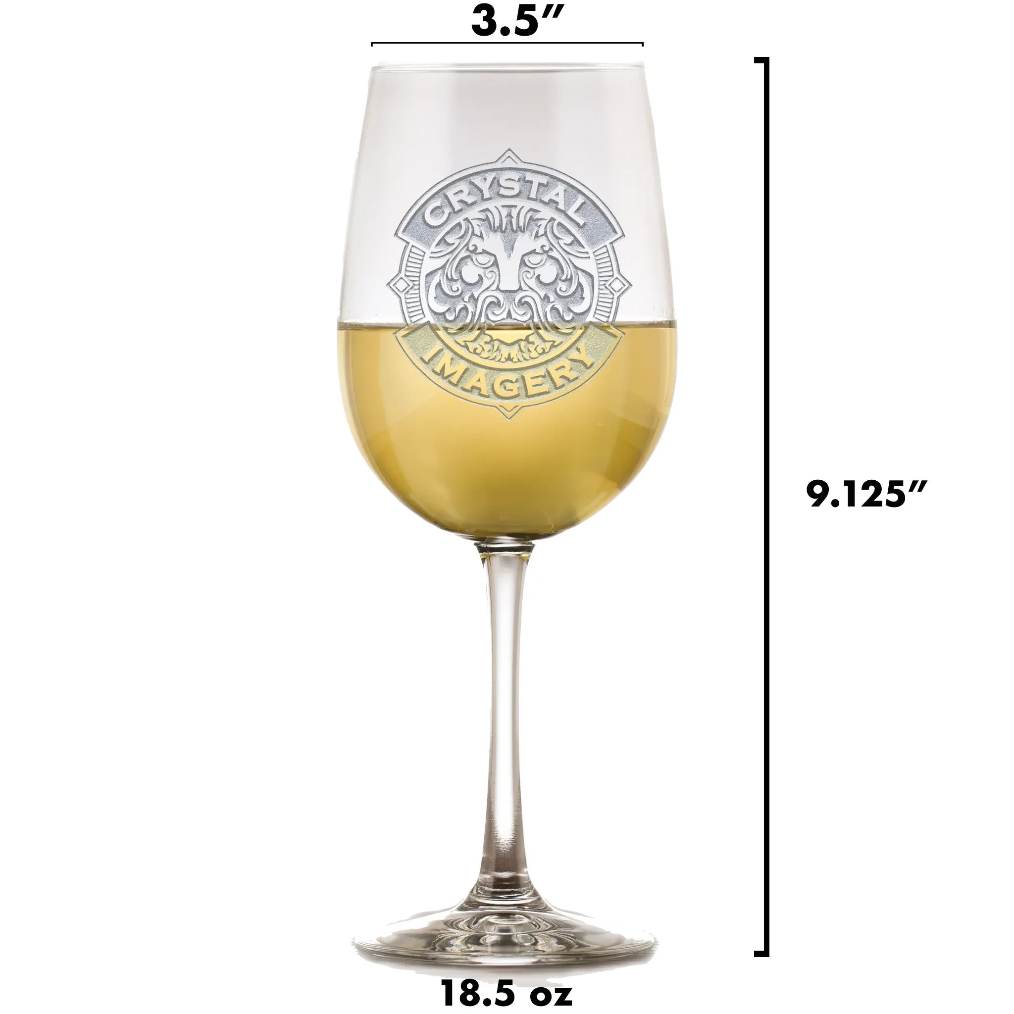 Engraved Birthday Wine Glass