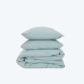 Essential Percale Duvet Cover Sky