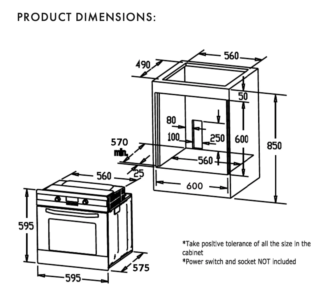 Euro Appliances EI08 60cm Induction Package