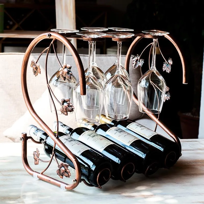 European wine glass holder