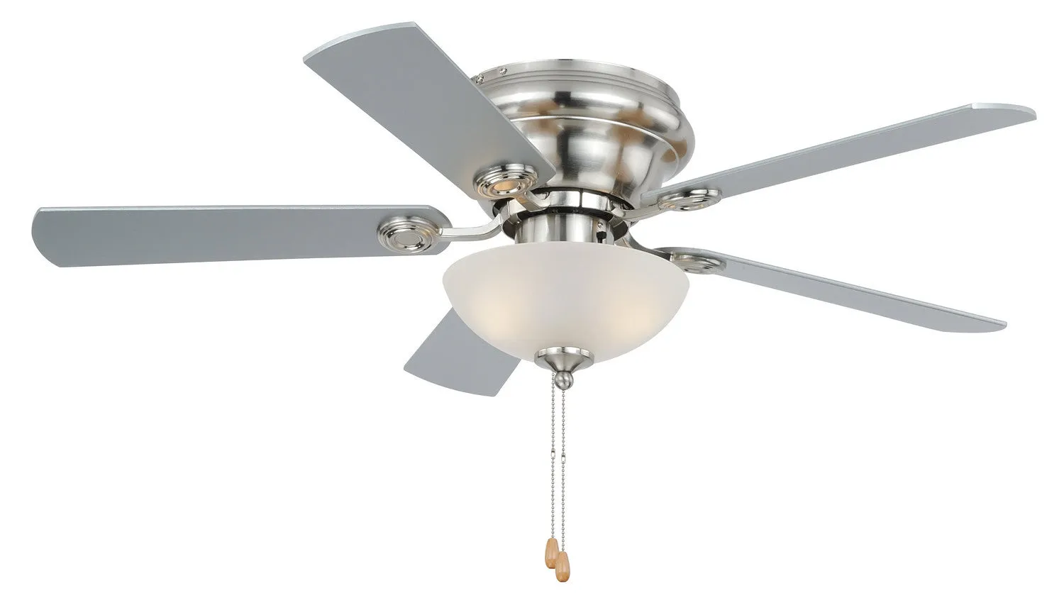 Expo 42" Flushmount Ceiling Fan in Satin Nickel