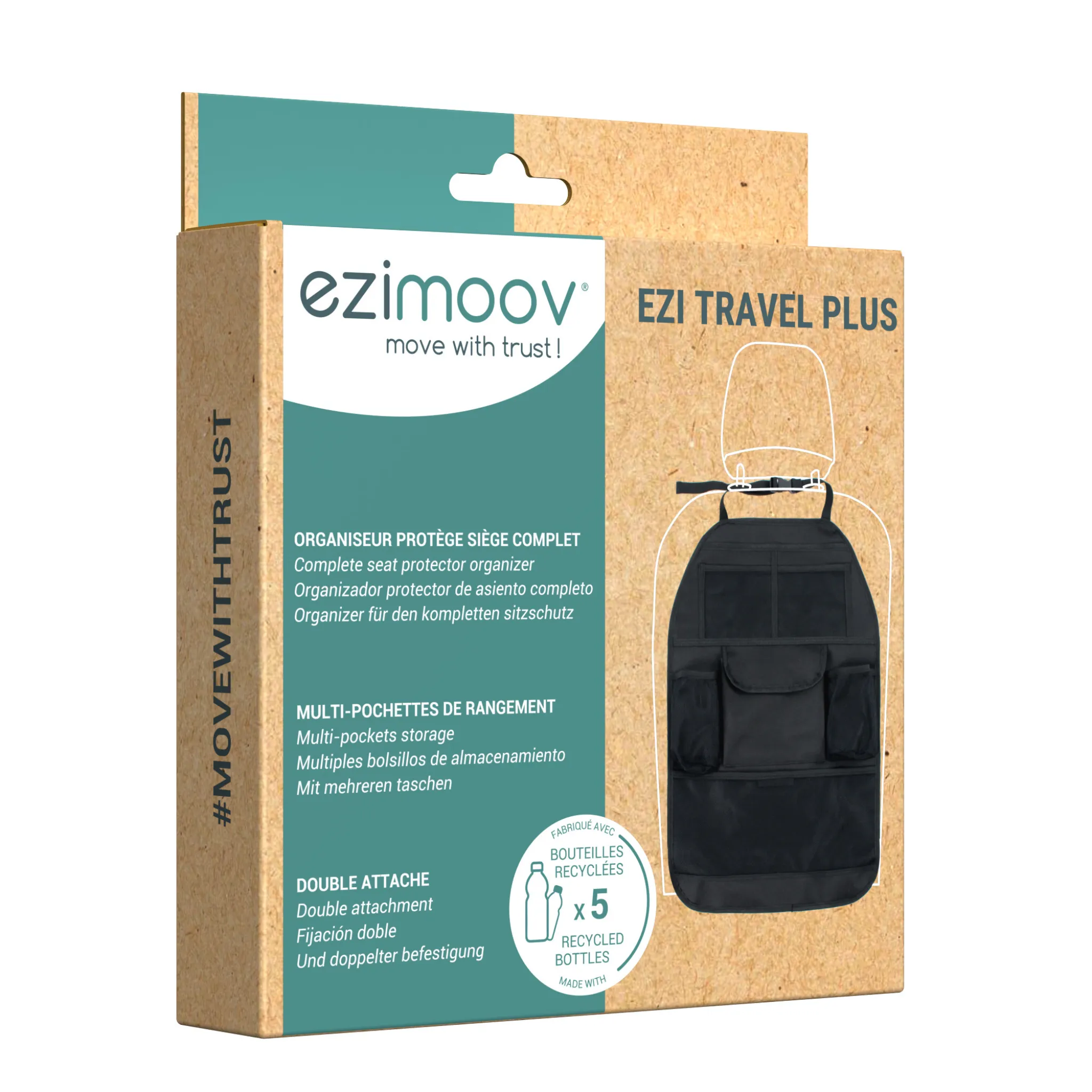 Ezimoov | Extra Large Car Seat Organiser & Protector