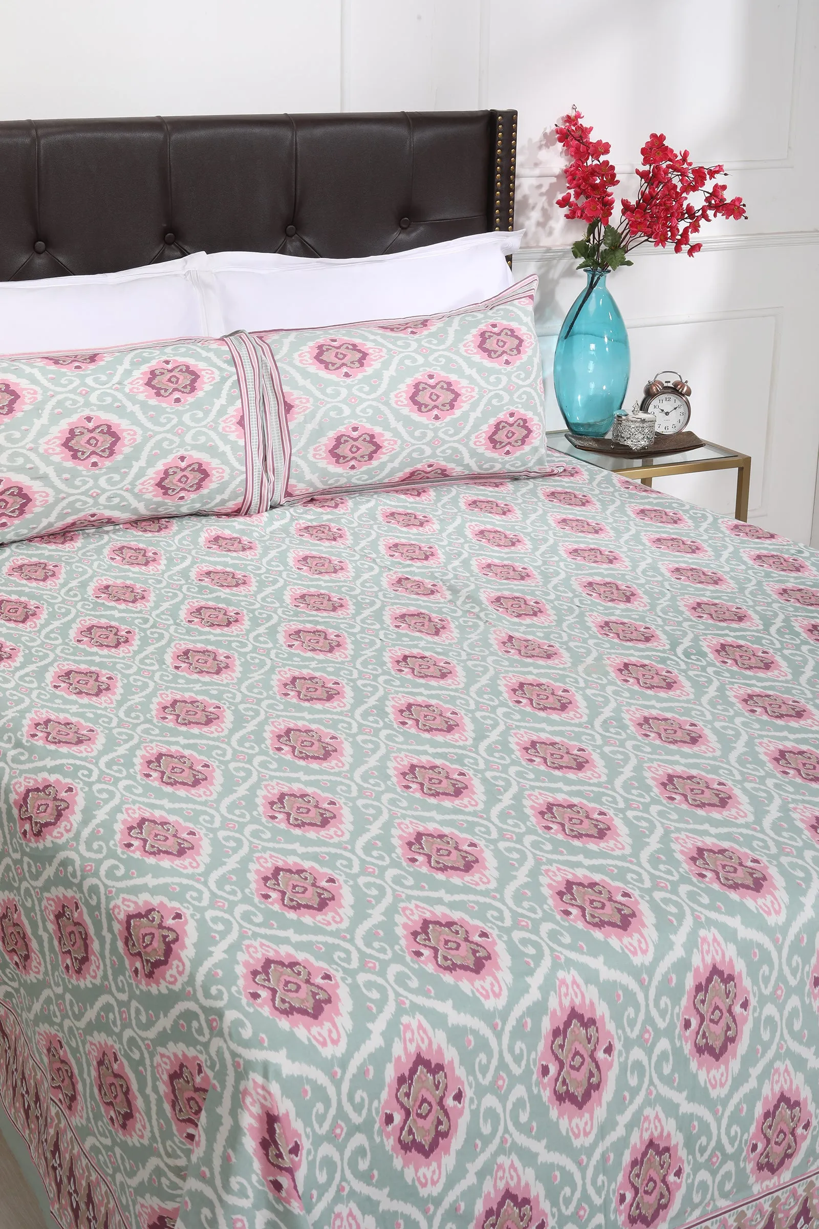 Falah Vintage Ikat Cotton Bedsheet