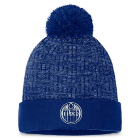 Fanatics Women's NHL Edmonton Oilers 2023 AP Cuffed Pom Knit Toque