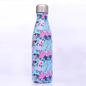 Floral Beach Vacuum Water Bottle - 500ml