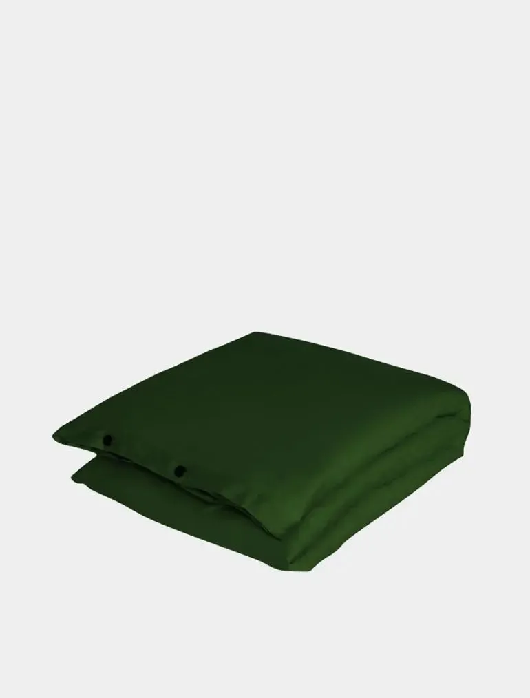 Forest Green Eucalyptus Silk Duvet Upgrade Bundle