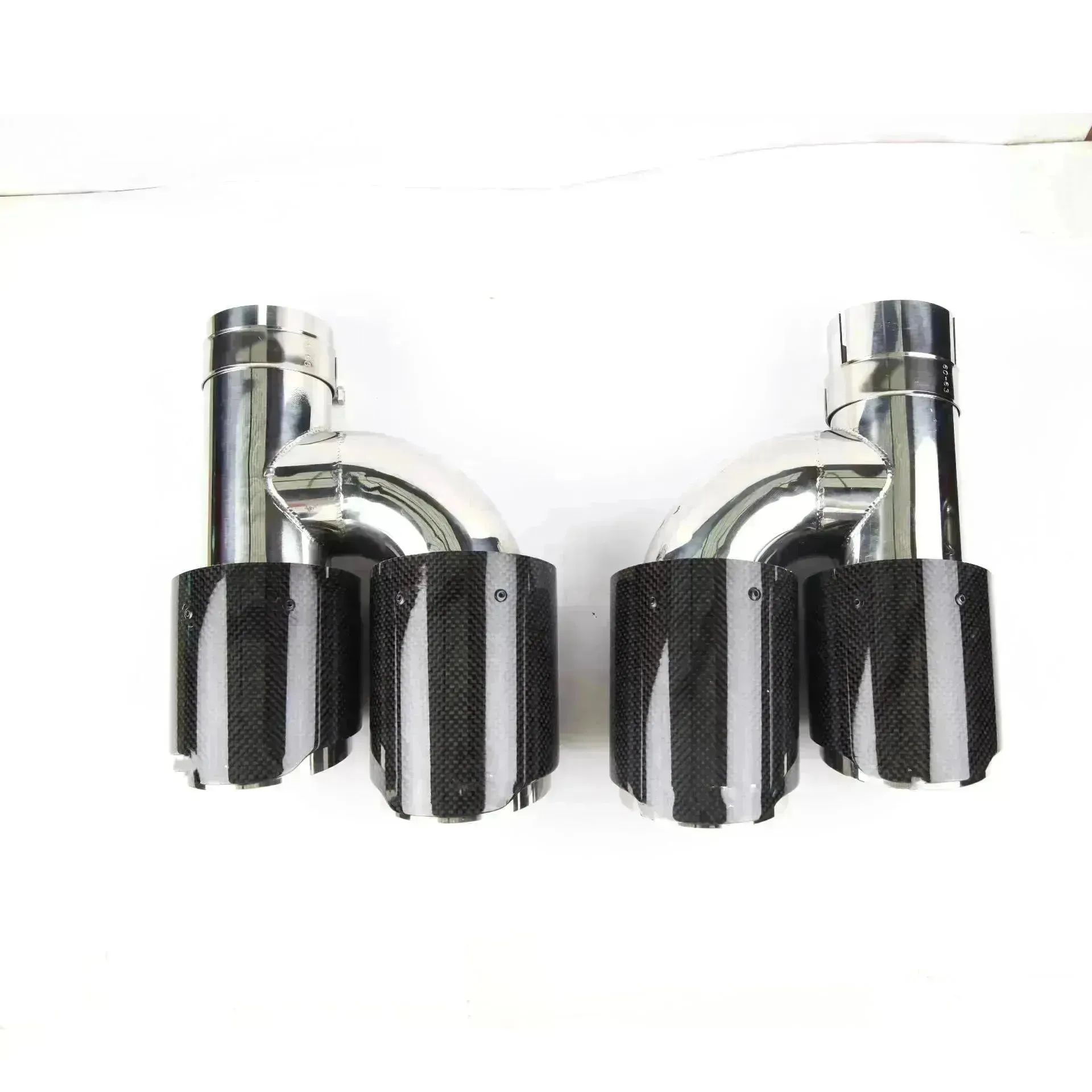 Four-outlet Double-tail Stainless Steel Exhaust Pipe