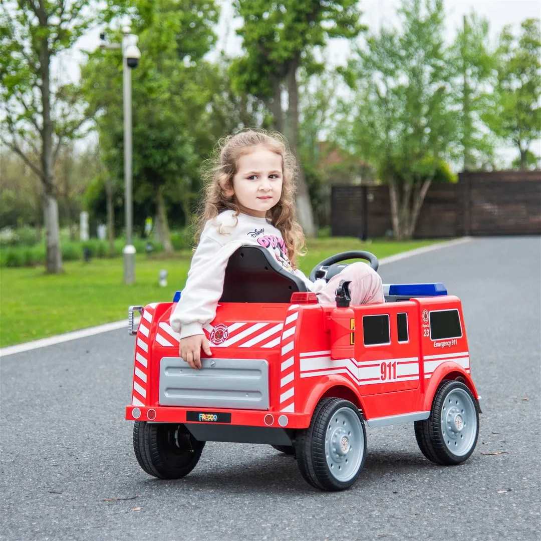 Freddo Toys 12V Fire Truck Ride On