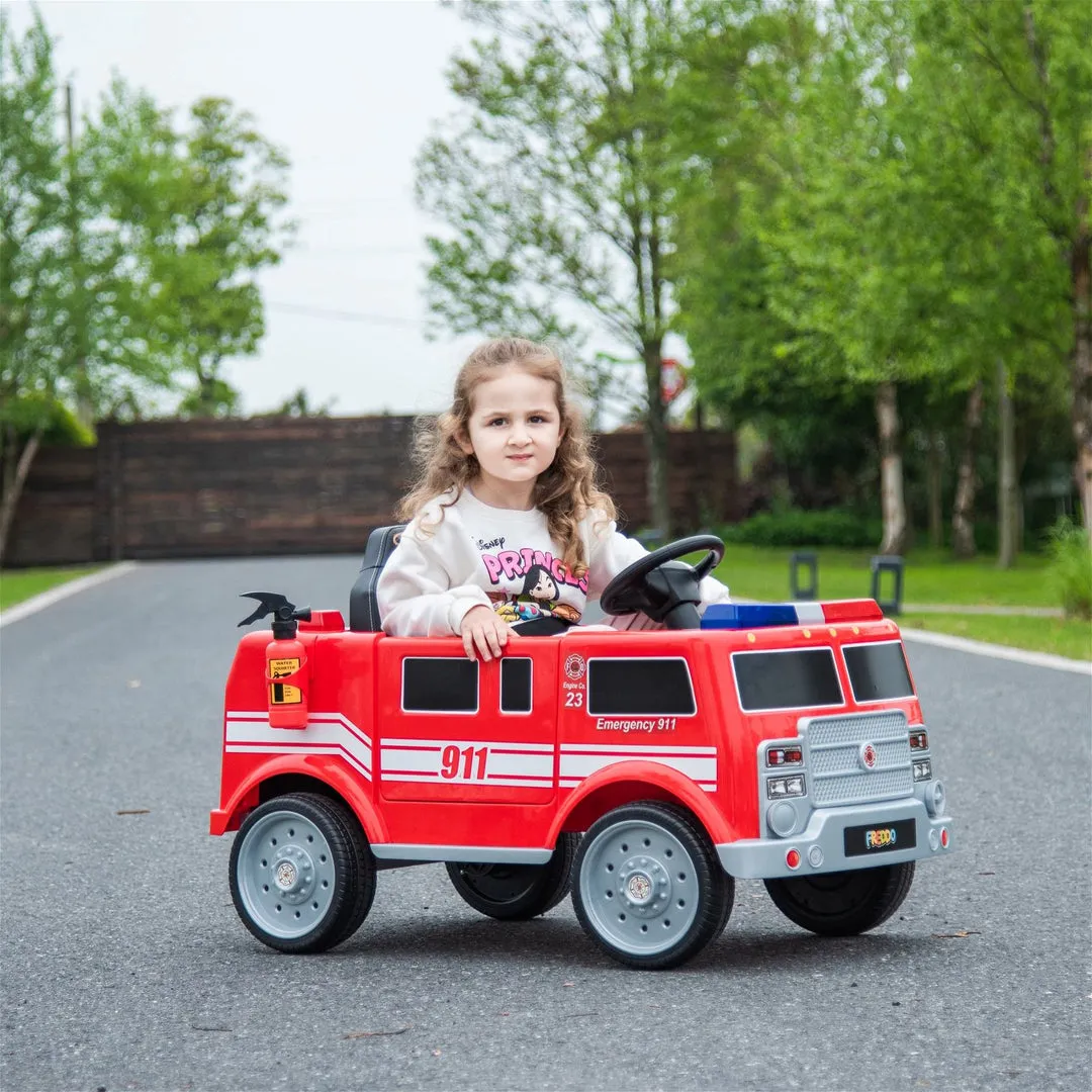 Freddo Toys 12V Fire Truck Ride On