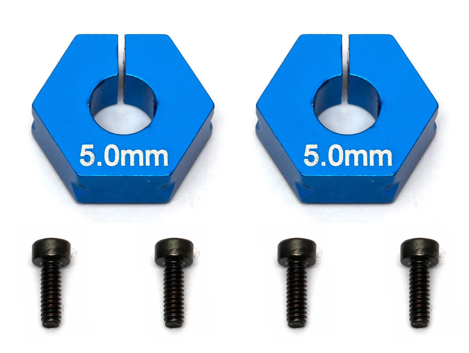 FT Clamping Wheel Hexes, 5.0 mm offset (ASS91609)