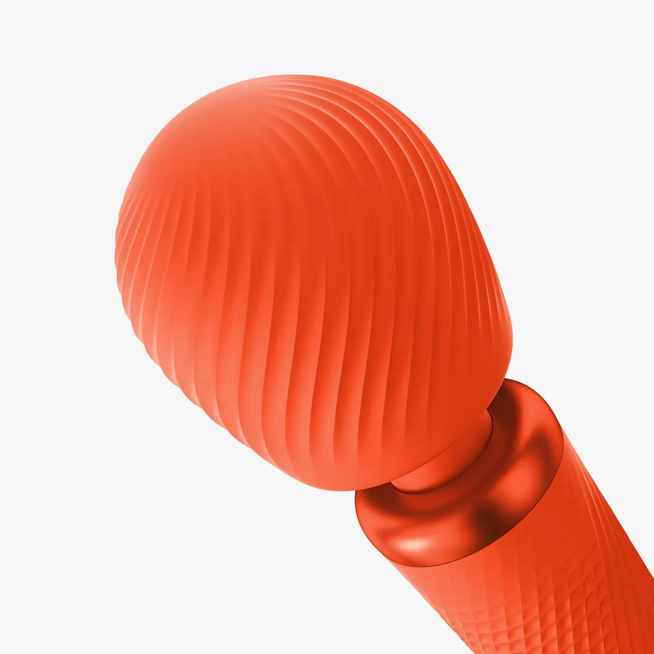 Fun Factory VIM Rumbly Rechargeable Body Wand Massager Sunrise Orange