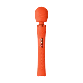 Fun Factory VIM Rumbly Rechargeable Body Wand Massager Sunrise Orange