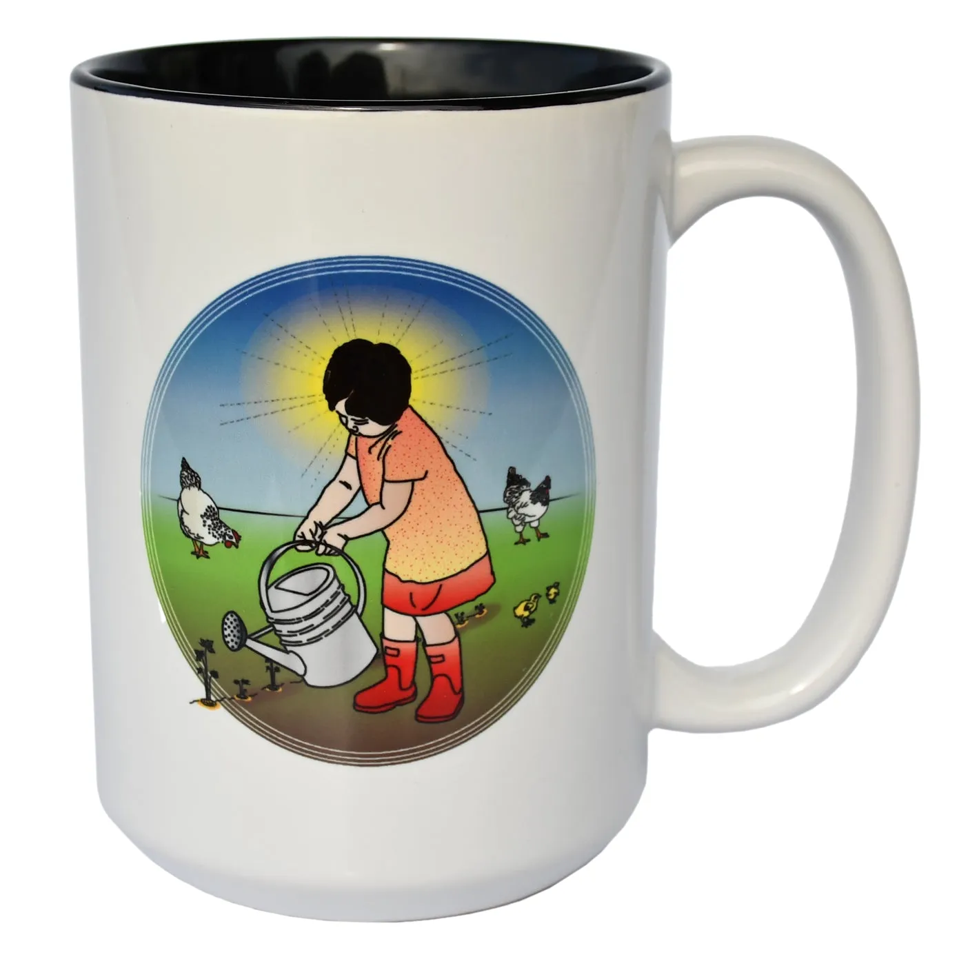 Girl in the Garden 15oz Mug