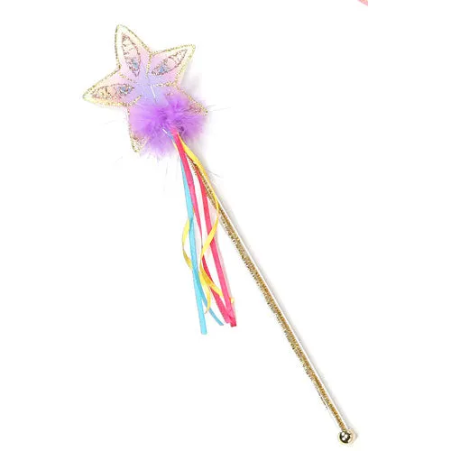 Gold Glitter Rainbow Wand