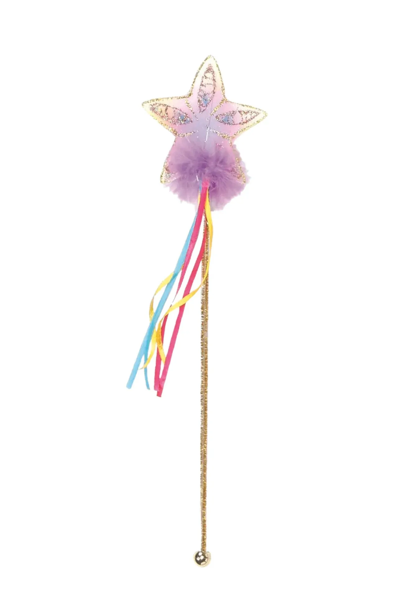 Gold Glitter Rainbow Wand