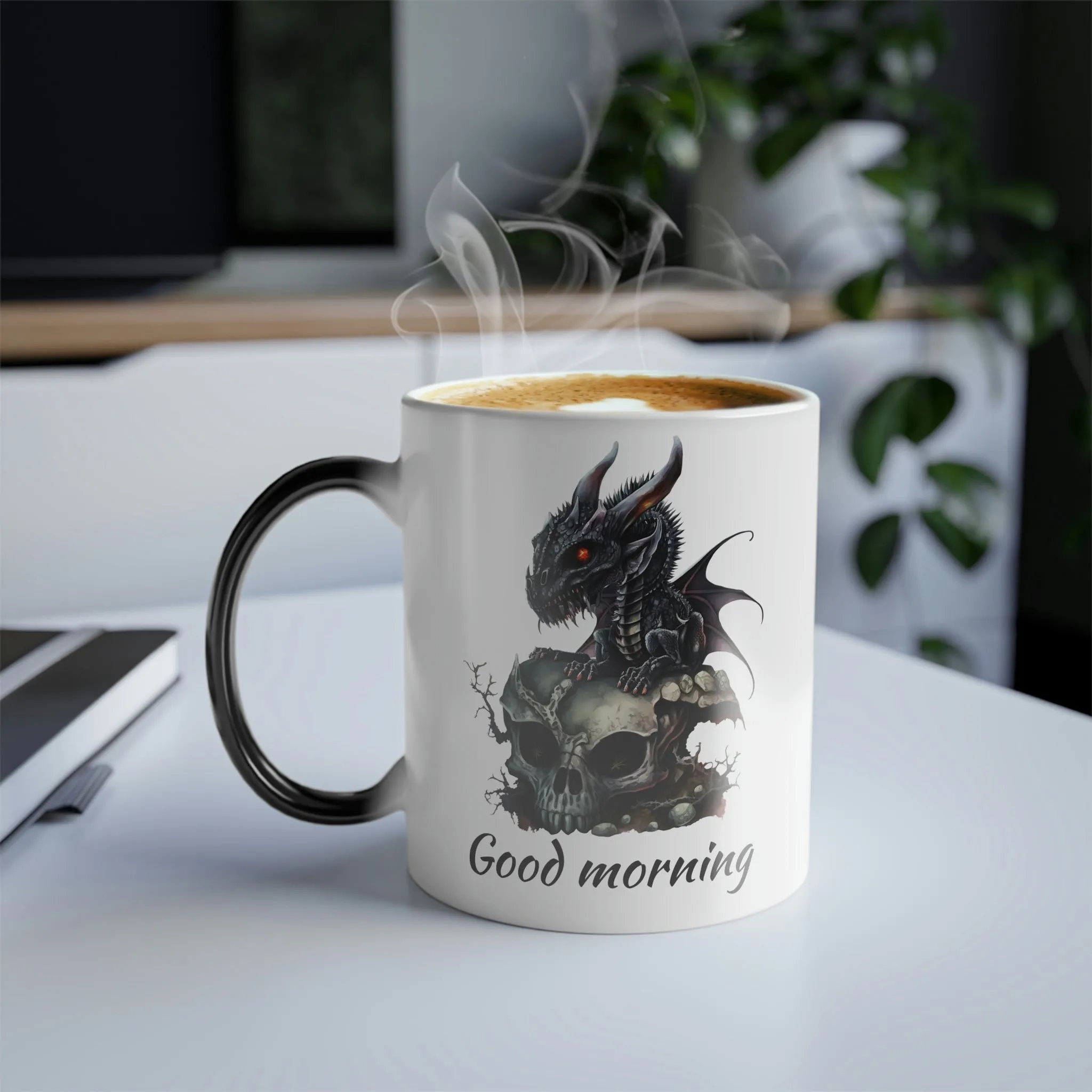 Good morning dragon 11oz Color Morphing Mug