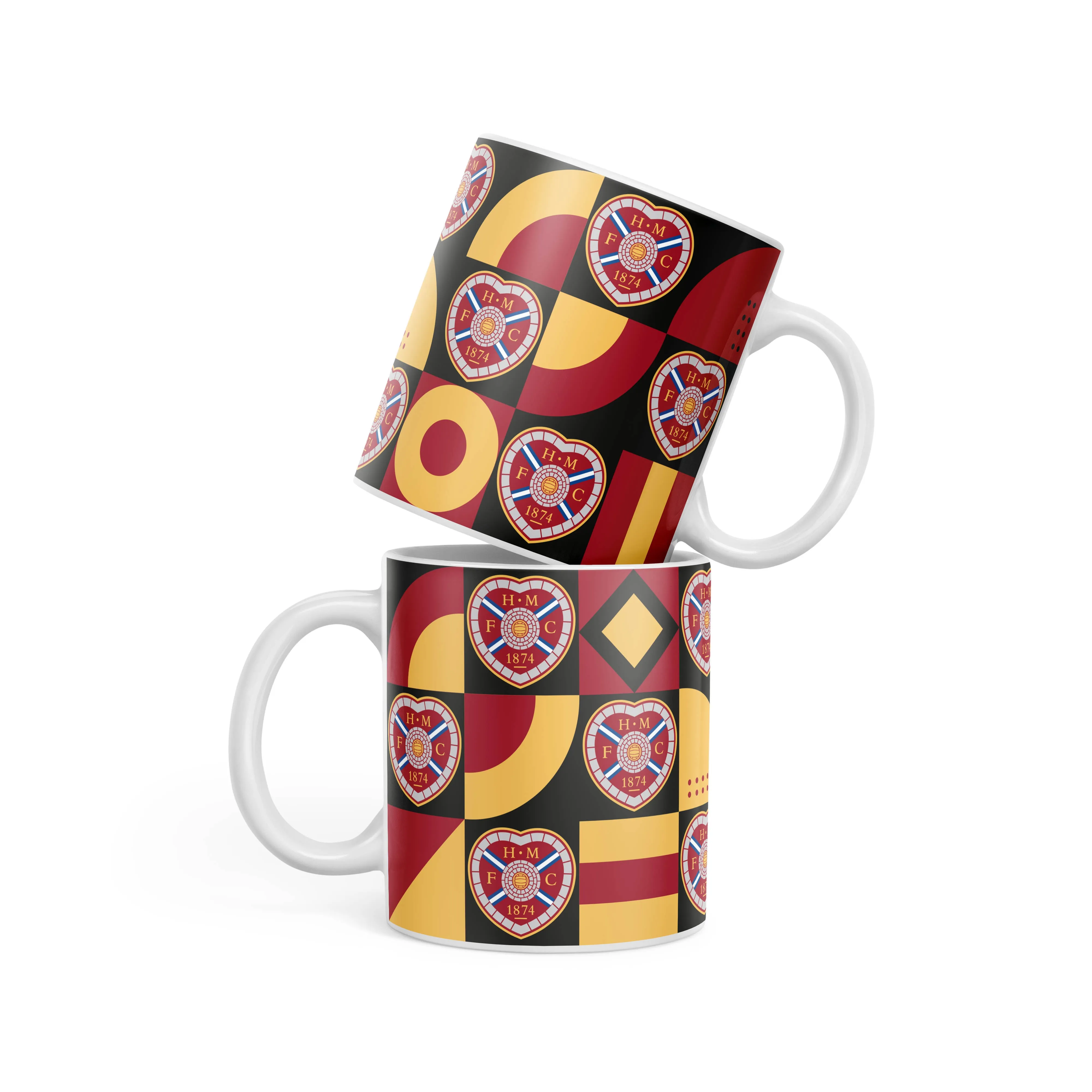 Hearts Abstract Mug