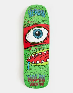 Heroin Nolan Shovel Nose Skateboard Deck - 10.1"