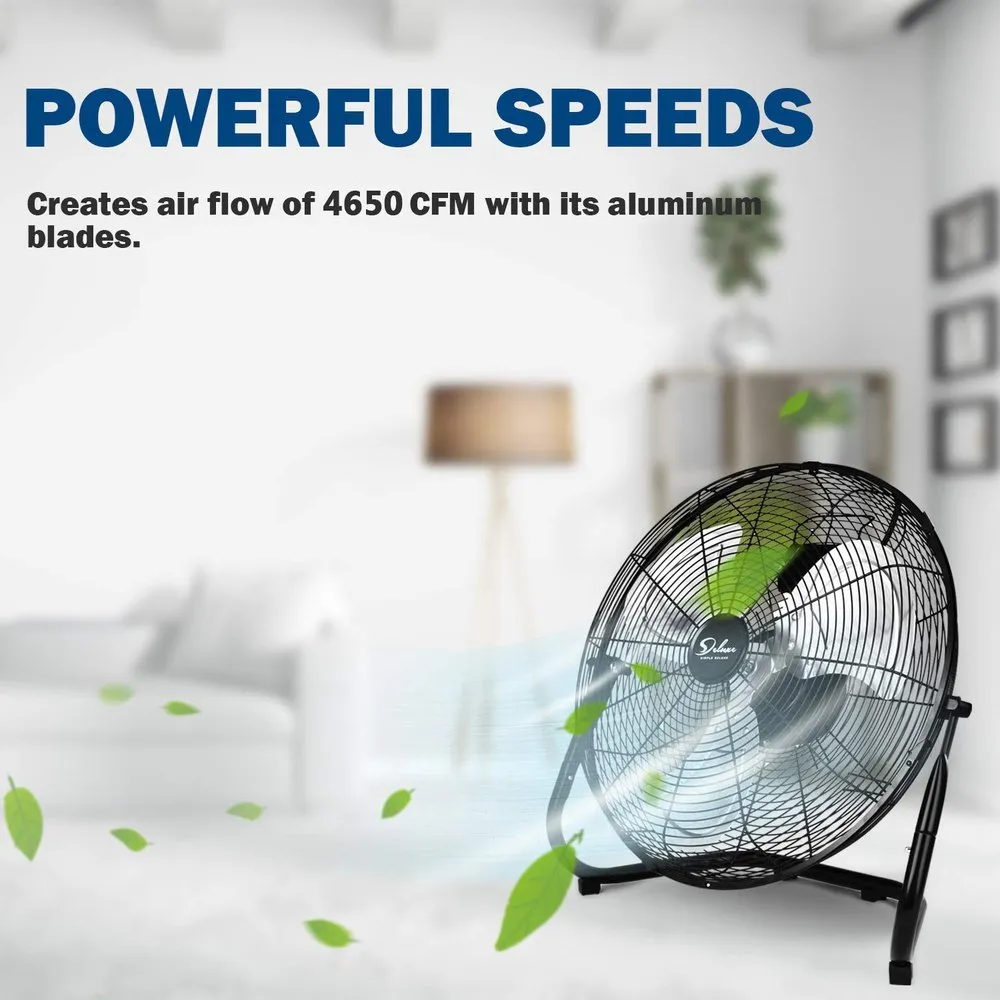 High Velocity Heavy Duty Metal Floor Fan-20inch