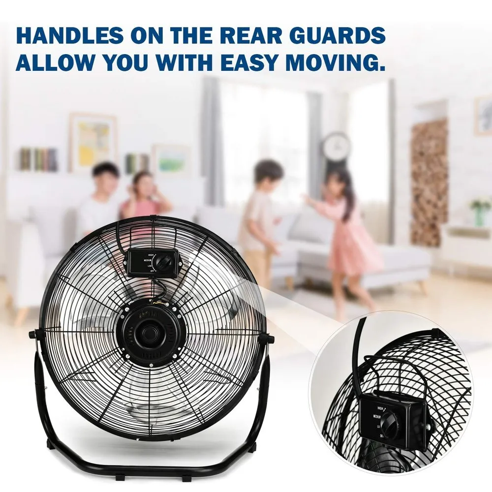 High Velocity Heavy Duty Metal Floor Fan-20inch