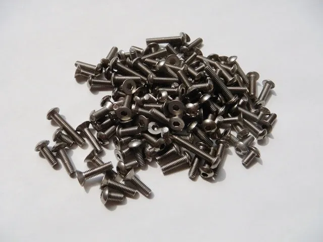 Hiro-Seiko 48579-XRAY T4 20 Titanium Hex Socket Screw Set