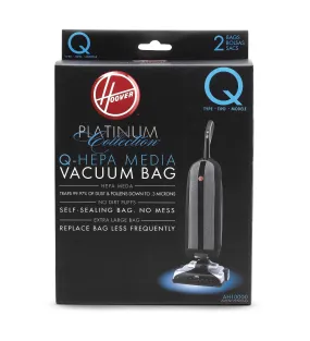 Hoover type Q Vacuum Bags (2 pack) Part # AH10000